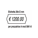 Etichette rimovibili 26 x 12 mm - 1000 etichette