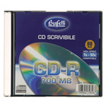CD-R scrivibile - 700 MB - slim case - Silver - 10 pz.