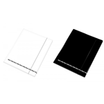 Cartelline con elastico Black White- 33x24cm -