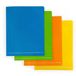 Portalistini Happy Color - Polipropilene - 10 buste - A4 - colori assortiti