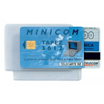 Porta card 2 tasche - PVC - 5,4x8,6 cm