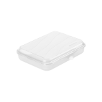Contenitore con coperchio integrato - Fun Box 0,75L - bianco