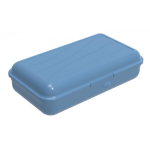 Contenitore con coperchio integrato + 2 divisori - Fun Box 1,7L -blu