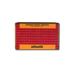 Olivetti 80406 / Nastro 2605/3NR nero-rosso