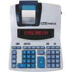 Calcolatrice Professionale Termica e con Display LCD, Bianco/Blu Ibico 1491x