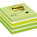 Cubo Post-it® Pastello - 76x76 mm - pastello verde