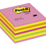 Cubp Post-it® Neon - 76x76 mm - neon rosa