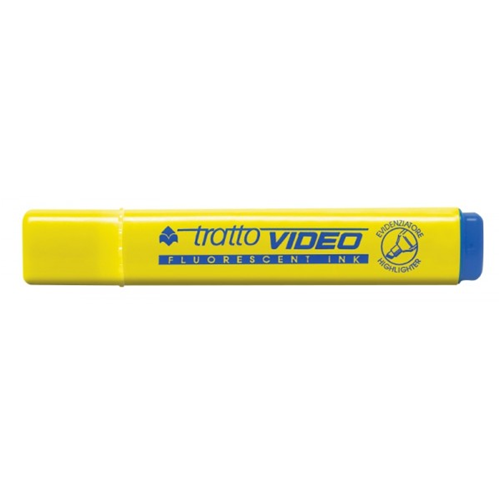 036249000 - Evidenziatore Tratto Video - giallo - Tratto 1- 5 mm - Punta a  scalpello - Tratto (Cancelleria-Evidenziatori e marcatori - Evidenziatori)