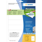 Etichette adesive removibili e riposizionabili Movables - Formato 192 x 38 mm - 175 etichette