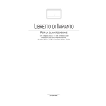 Sicurezza impianti - Libretto di impianto per la climatizzazione estiva e invernale Regione Piemonte - Registro - 48 pagine