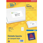 Etichette bianche QuickDry per indirizzi - 99,1x67,7 mm - 8 et/ff - ( 25 ff.)