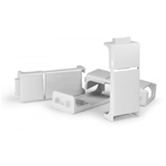 Portacancelleria Plastic Desk - colore bianco