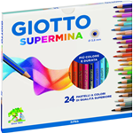 Pastelli Supermina - Tratto 3,8 mm - Astuccio 24 colori