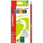GreenColors matite colorate astuccio 12 pz.