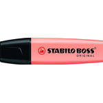 Evidenziatore STABILO BOSS limited edition - creamy rosa pesca - tratto 2,5 mm - Punta a scalpello