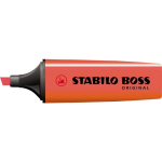 Evidenziatore STABILO BOSS Original - rosso - Tratto 2-5 mm - Punta a scalpello