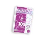 Ricambi rinforzati PignaRic - Rigatura 10M - Quadretto - elementari - 40 fogli - 100 g