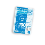 Ricambi rinforzati PignaRic - Rigatura 4M - Quadretto elementari e medie - 40 fogli - 100 g