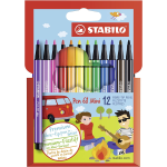 STABILO Pen 68 Mini Colorful Ideas - Lampadina con 12 Pen 68 Mini
