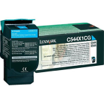 Lexmark Toner return ciano (C544X1CG, 0C544X1CG)